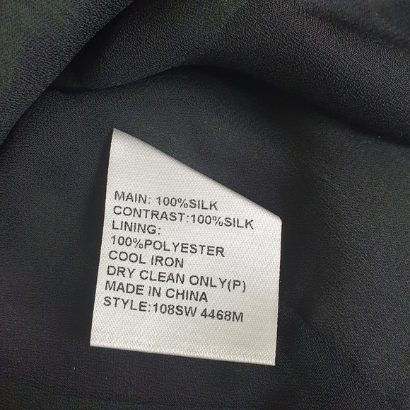 SEDUCE Womens Black/Bright Coloured Silk Sleeveless Dress Size 12 - Picture 5 of 5